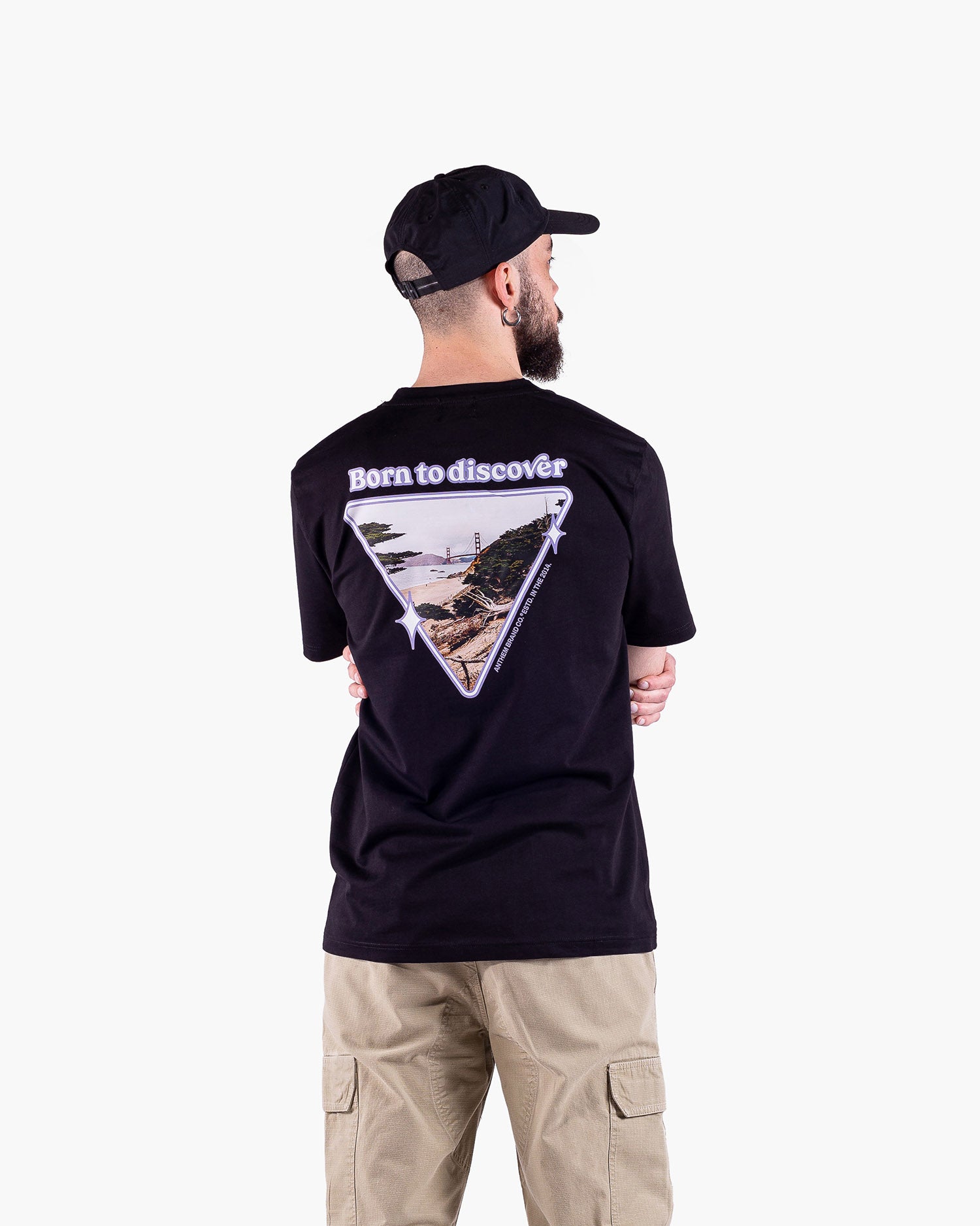 Anthem Brand Felpa T-shirt Cotone Uomo Streetwear Made in Italy Sostenibile