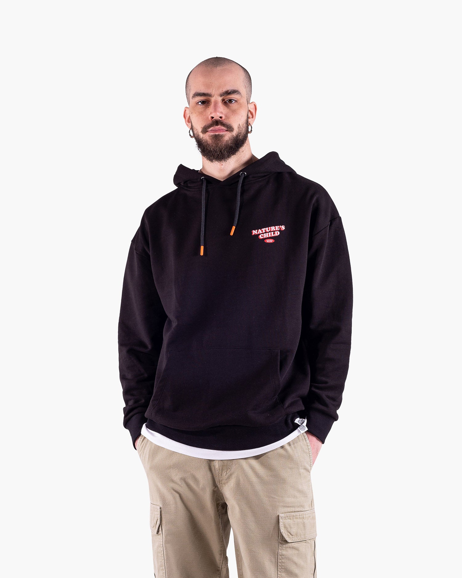 Anthem Brand Felpa Cappuccio Cotone Uomo Streetwear Made in Italy Sostenibile