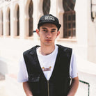 Anthem Brand Happy Place Denim Vest Gilet Smanicato Jeans Uomo