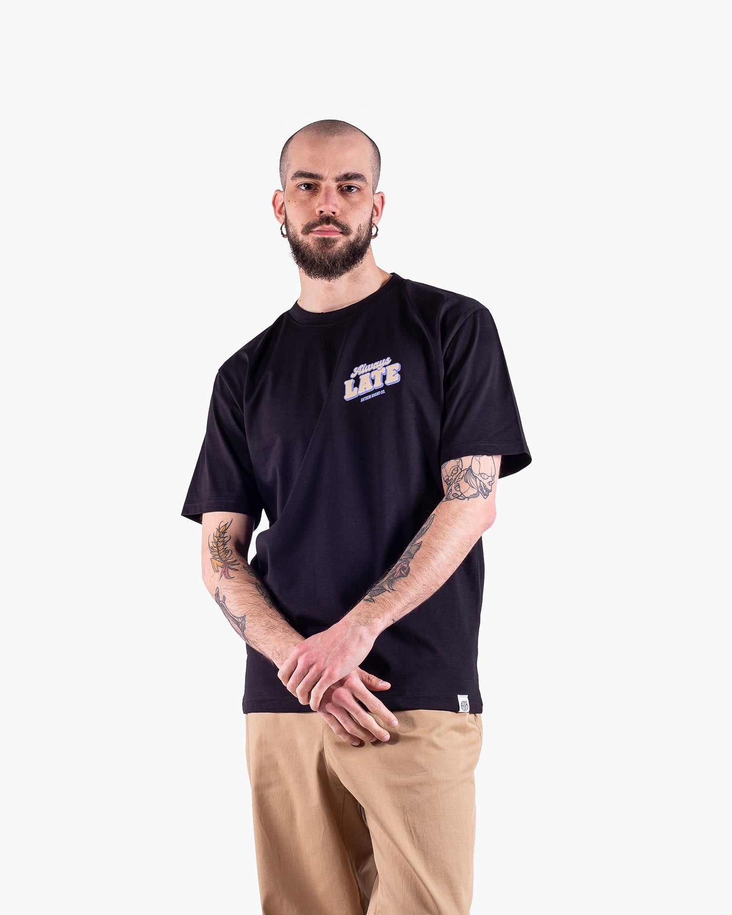 Anthem Brand T-shirt Cotone Uomo Streetwear Made in Italy Sostenibile