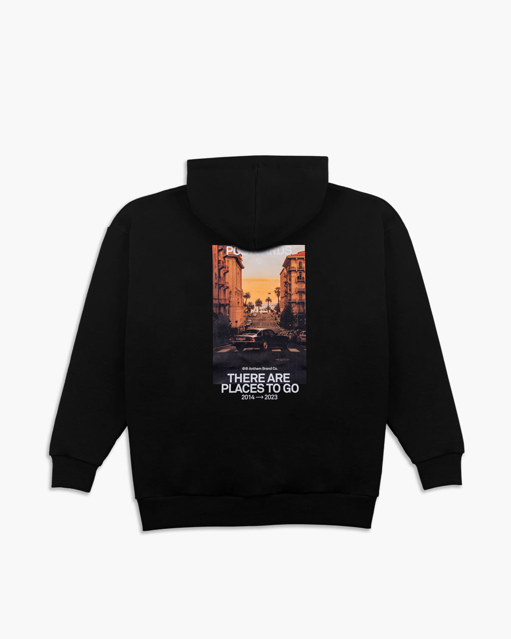 Anthem Brand Felpa Cappuccio Hoodie Oversized Uomo Cotone Abbigliamento Streetwear Made in Italy Sostenibile