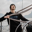 Felpa Girocollo con Stampa Serigrafia Colore Black