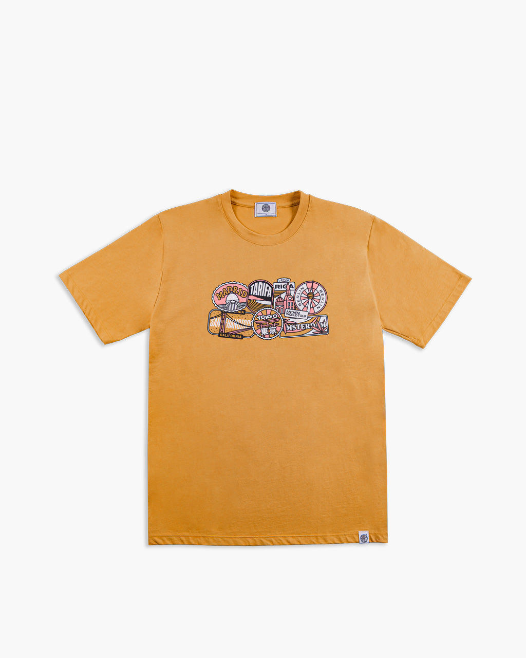 Anthem Brand T-shirt Uomo Cotone Abbigliamento Streetwear Made in Italy Sostenibile