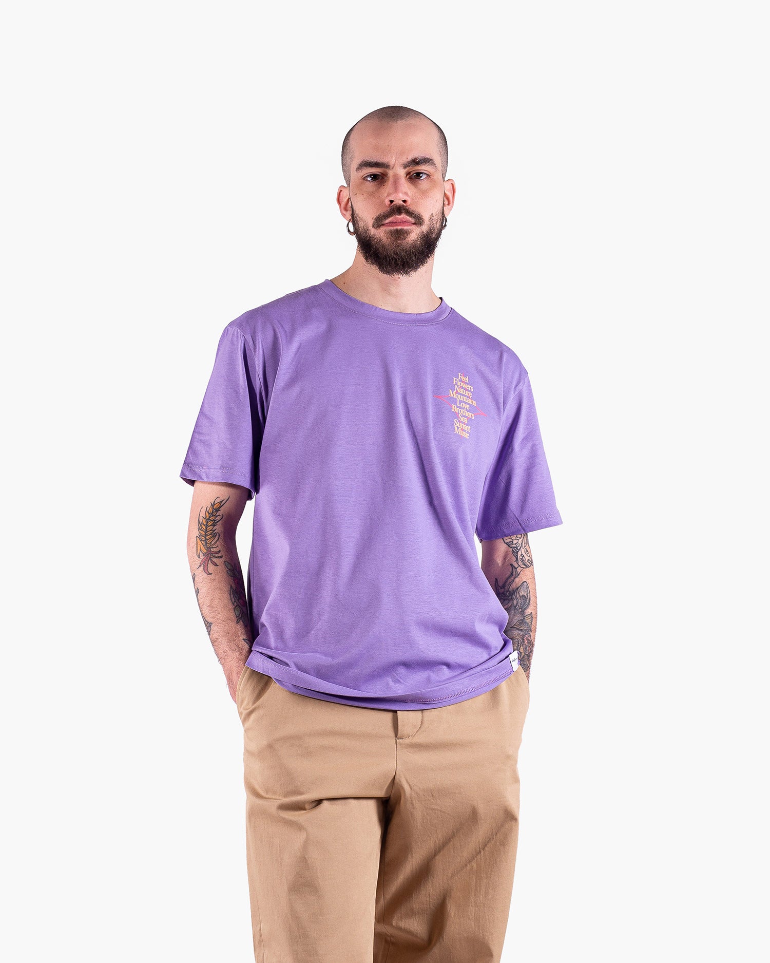 Anthem Brand T-shirt Uomo Cotone Abbigliamento Streetwear Made in Italy Sostenibile