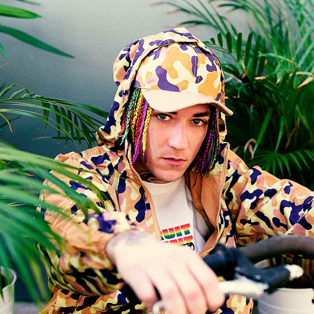 Anthem Brand Land Camo Jacket Giacca con Cappuccio con fantasia Camouflage colore Multicolor