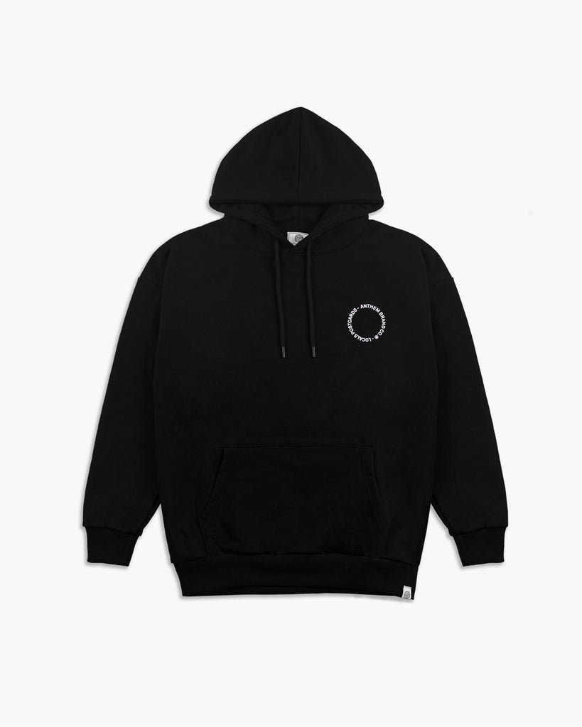 Anthem Brand Felpa Cappuccio Hoodie Oversized Uomo Cotone Abbigliamento Streetwear Made in Italy Sostenibile
