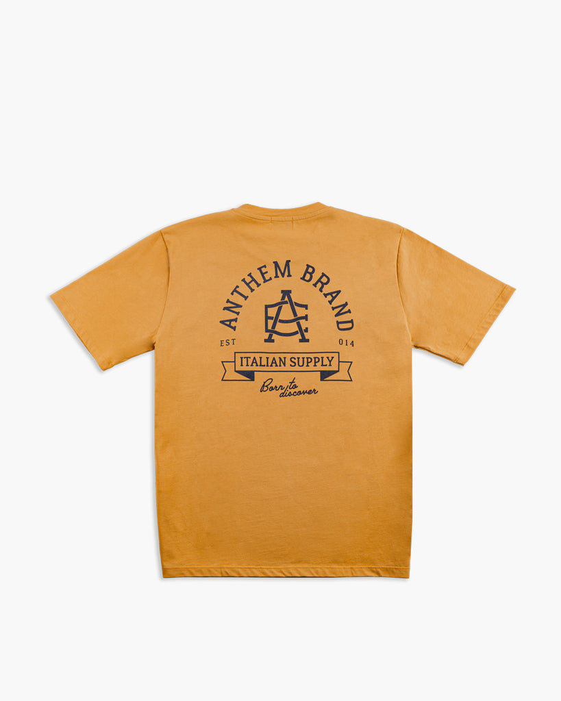 Anthem Brand T-shirt Uomo Cotone Abbigliamento Streetwear Made in Italy Sostenibile