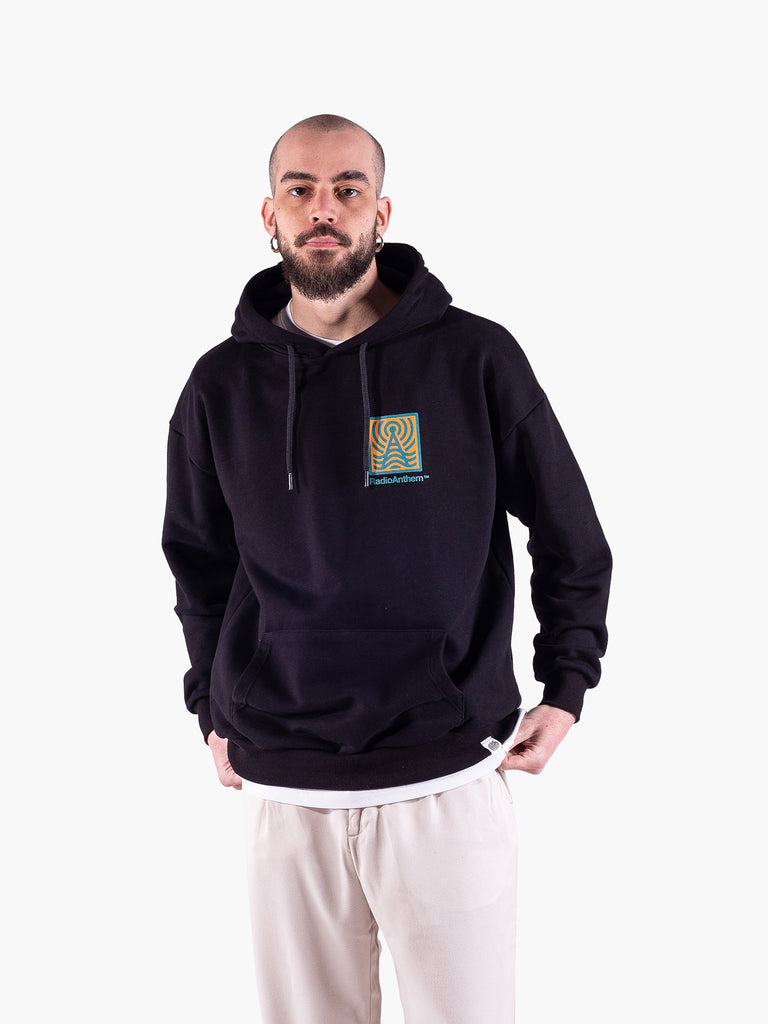 Anthem Brand Felpa Cappuccio Hoodie Oversized Uomo Cotone Abbigliamento Streetwear Made in Italy Sostenibile