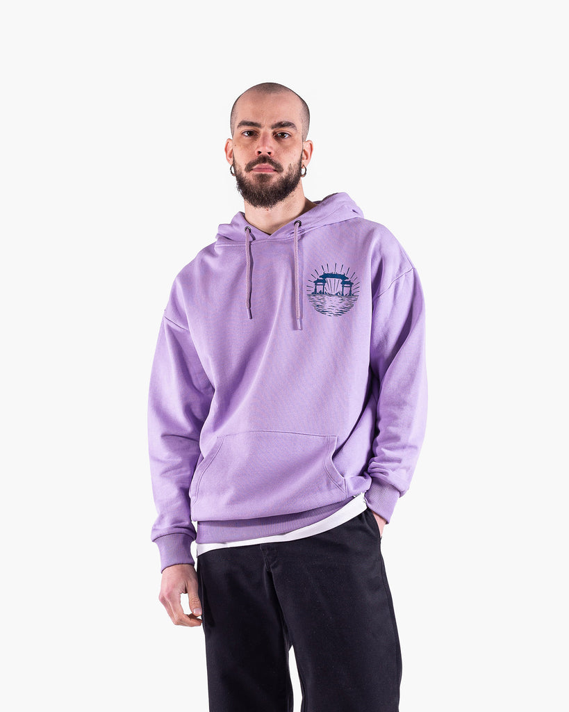 Anthem Brand Felpa Cappuccio Hoodie Oversized Uomo Cotone Abbigliamento Streetwear Made in Italy Sostenibile