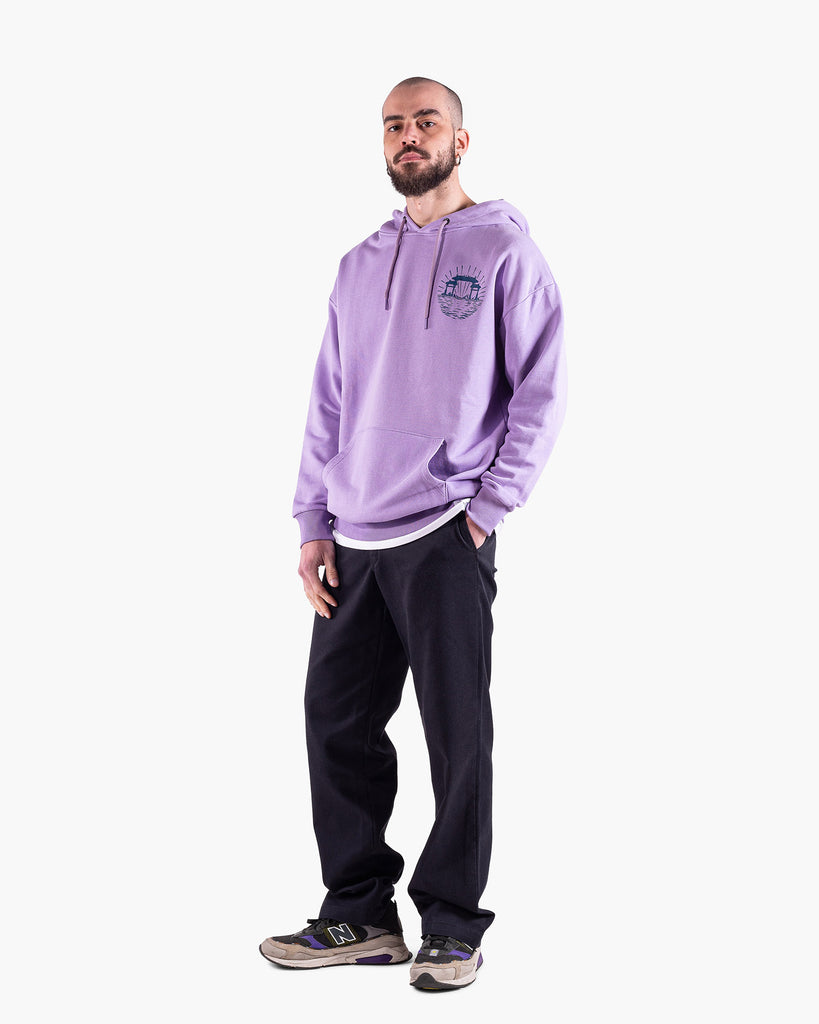 Anthem Brand Felpa Cappuccio Hoodie Oversized Uomo Cotone Abbigliamento Streetwear Made in Italy Sostenibile
