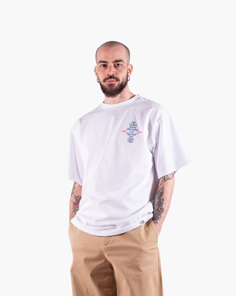 Anthem Brand Heavy T-shirt Oversized Uomo Cotone Pesante Americano Abbigliamento Streetwear Made in Italy Sostenibile